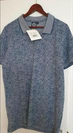 Nieuw! Heren polo met print maat XL, Ophalen, Zo goed als nieuw, Maat 56/58 (XL), Blauw