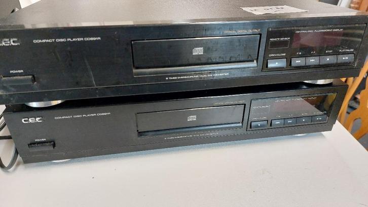 CEC CD891R cd-speler, 2 stuks, met pitch control, Audio, Tv en Foto, Cd-spelers, Gebruikt, Overige merken, Ophalen of Verzenden