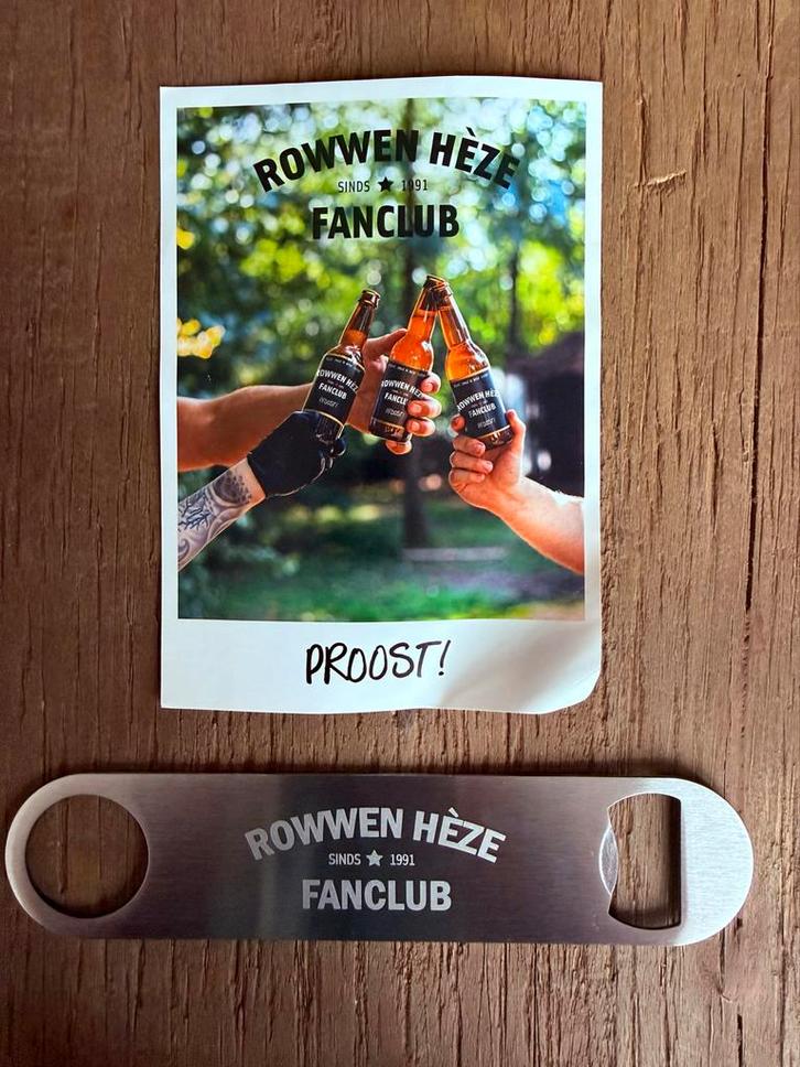 Rowwen Hèze Fanclub Bieropener, Verzamelen, Biermerken, Nieuw, Flesopener, Overige merken, Ophalen of Verzenden