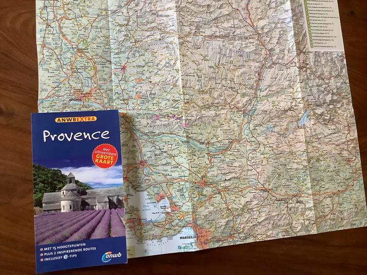 Provence Frankrijk ANWB reisgids + kaart, Boeken, Reisgidsen, Reisgids of -boek, Europa, ANWB, Ophalen of Verzenden