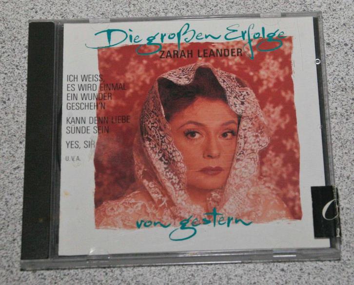 Zarah Leander  Die grossen Erfolge van gestern., Cd's en Dvd's, Cd's | Overige Cd's, Zo goed als nieuw, Ophalen of Verzenden