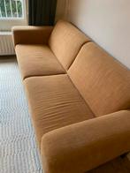 Gele stoffen bank - zit nog fijn!, Huis en Inrichting, Ophalen, Gebruikt, Minder dan 75 cm, Driepersoons