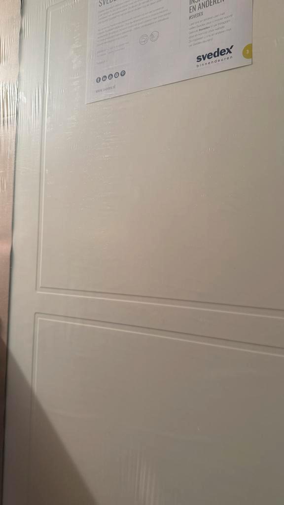 Svedex Binnendeur Links, Doe-het-zelf en Verbouw, Deuren en Horren, Nieuw, Binnendeur, 200 tot 215 cm, 80 tot 100 cm, Hout, Ophalen