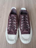 Sportieve Veterschoen Dames Bruin Leren Zijkant 41, Bruin, Verzenden, Nieuw, Sneakers of Gympen