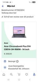 Acer chromebook plus 514, Computers en Software, Chromebooks, Ophalen, 14 inch, 4 GB of minder, 64 GB