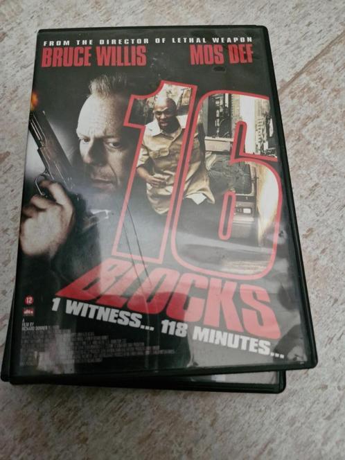 Dvd 16 Blocks, Cd's en Dvd's, Dvd's | Actie, Gebruikt, Actie, Vanaf 12 jaar, Ophalen