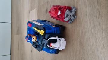 Paw patrol auto's chase(transformerend) en marshall beschikbaar voor biedingen