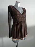 Blacky Dress bruine tuniek pailletten, maat 38 Nieuw, Kleding | Dames, Blouses en Tunieken, Verzenden, Nieuw, Maat 38/40 (M), Bruin