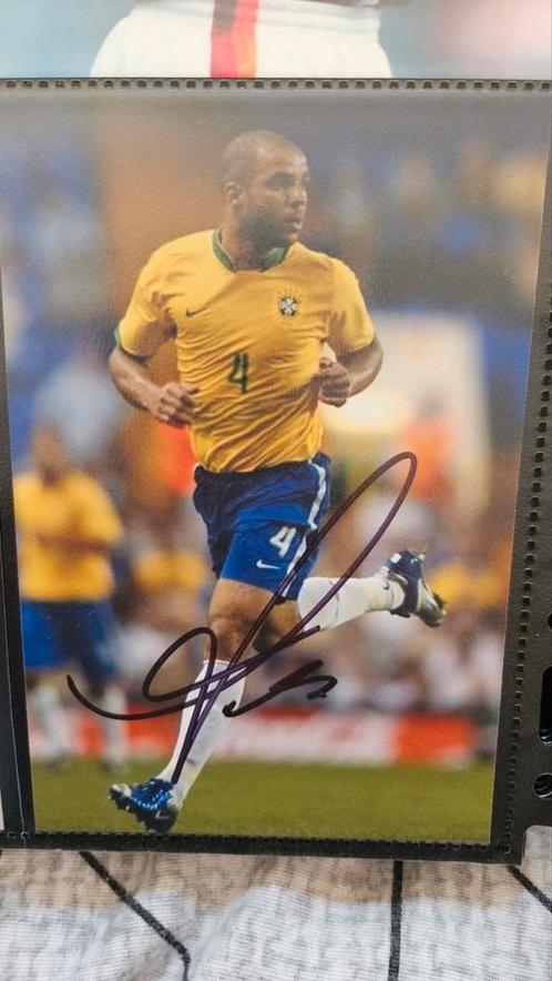 10x15cm foto + originele handtekening Alex Brazilie PSV, Verzamelen, Sportartikelen en Voetbal, Zo goed als nieuw, PSV, Ophalen of Verzenden