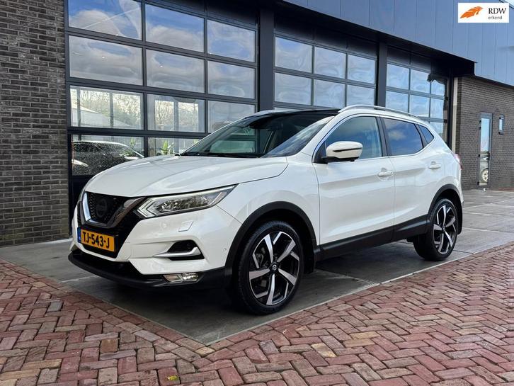 Nissan Qashqai 1.2 Tekna | Leer | Stoel verwarming | Navi |, Auto's, Nissan, Bedrijf, Te koop, Qashqai, 360° camera, ABS, Achteruitrijcamera