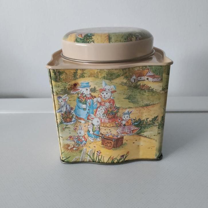 Peter RabbitBeatrix Potter,Pasen,voorjaar,Lente,konijntjes, Verzamelen, Blikken, Zo goed als nieuw, Overige, Ophalen of Verzenden