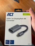 ACT USB-C naar DisplayPort 4K Converter, Computers en Software, Pc- en Netwerkkabels, Ophalen of Verzenden, Nieuw