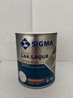 Sigma 3 liter ral 9003 interieur lak zijdeglans, Doe-het-zelf en Verbouw, Verf, Beits en Lak, Ophalen of Verzenden, Zo goed als nieuw