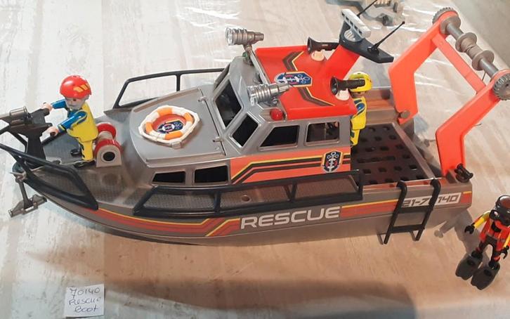 70140 reddingsboot en blusboot, Kinderen en Baby's, Speelgoed | Playmobil, Zo goed als nieuw, Complete set, Ophalen of Verzenden