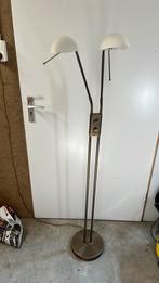 Staande schemerlamp en of leeslamp kleur messing, Ophalen of Verzenden, 150 tot 200 cm