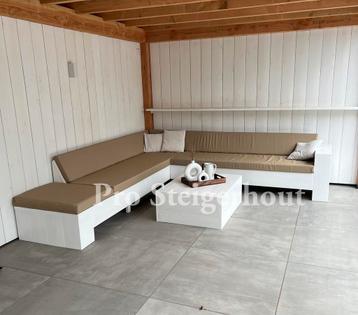 Steigerhout Loungeset Loungebank Hoekbank Tuinbank Tuinset 