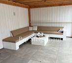 Steigerhout Loungeset Loungebank Hoekbank Tuinbank Tuinset, Steigerhout, Nieuw, Ophalen of Verzenden, Eettafel