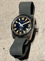 Vintage Helicon Duikhorloge Jaren 60/70, Overige merken, Staal, Met bandje, Verzenden