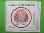 bieretiket Nedertland 2-1 (7F) de gans, Ophalen of Verzenden, Nieuw, Overige typen, Overige merken
