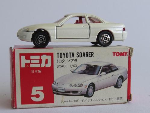 Tomica nr5 Toyota Soarer 1992  1/63 tomy, Hobby en Vrije tijd, Modelauto's | Overige schalen, Gebruikt, Auto, Ophalen of Verzenden