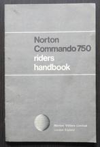 Norton Commando 750 instructieboekje - 1968 (reprint), Motoren, Handleidingen en Instructieboekjes, Overige merken