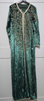Mooie Marokkaanse Feestjurk Maat L/XL, Ophalen, Maat 42/44 (L), Gedragen, Onder de knie
