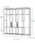 Kledingkast, Huis en Inrichting, Kasten | Kledingkasten, Ophalen, Overige materialen, 150 tot 200 cm, Nieuw