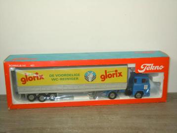 Scania LB141 Truck & Trailer Glorix - Tekno 1:50 beschikbaar voor biedingen