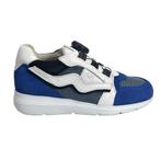 LEF maat 34 lerensneaker blauw/wit/zwart - gratis verzenden, PIEDRO, Verzenden, Schoenen, Nieuw