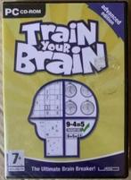 PC game CD-ROM Train your brain; 7+; in cellofaan NIEUW, Puzzel en Educatief, 1 speler, Nieuw, Ophalen of Verzenden