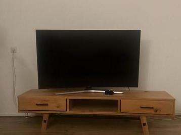 Retro TV Meubel - Massief Hout beschikbaar voor biedingen