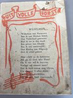 Oud Liederenboekje - Wilhelmus en meer, Antiek en Kunst, Antiek | Boeken en Bijbels, Ophalen of Verzenden