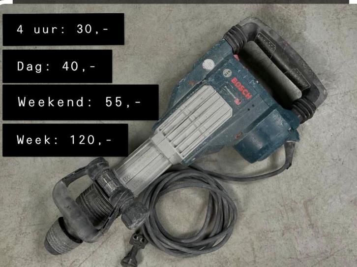 Te huur Breekhamer 11kg, Doe-het-zelf en Verbouw, Gereedschap | Handgereedschap, Zo goed als nieuw, Ophalen