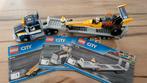 Lego city 60151 vrachtwagen met trailer en dragster, Ophalen of Verzenden, Gebruikt, Complete set, Lego