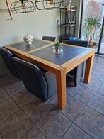 Eetkamer tafel, Ophalen, 200 cm of meer, 50 tot 100 cm, Zo goed als nieuw