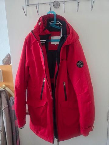 HV Society Rode Winterjas Maat 38/40 beschikbaar voor biedingen