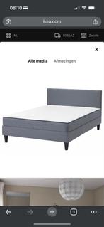 IKEA Boxspring 140x200 cm inc boxspring en topper, Huis en Inrichting, Ophalen, Gebruikt, Tweepersoons, 140 cm