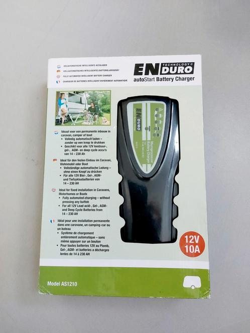 Enduro autostart battery charger 12 V model as1210, Caravans en Kamperen, Caravan accessoires, Zo goed als nieuw, Ophalen of Verzenden