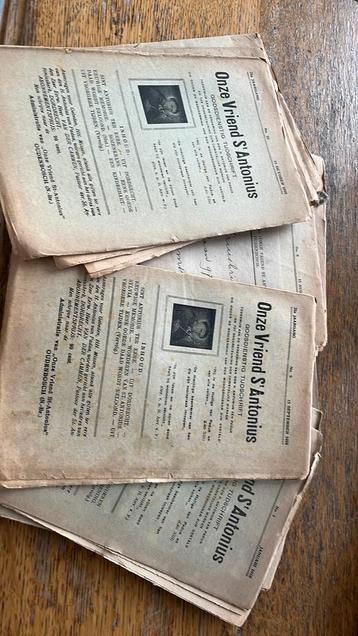 13 tijdschriftjes 1918 onze vriend anthonius beschikbaar voor biedingen