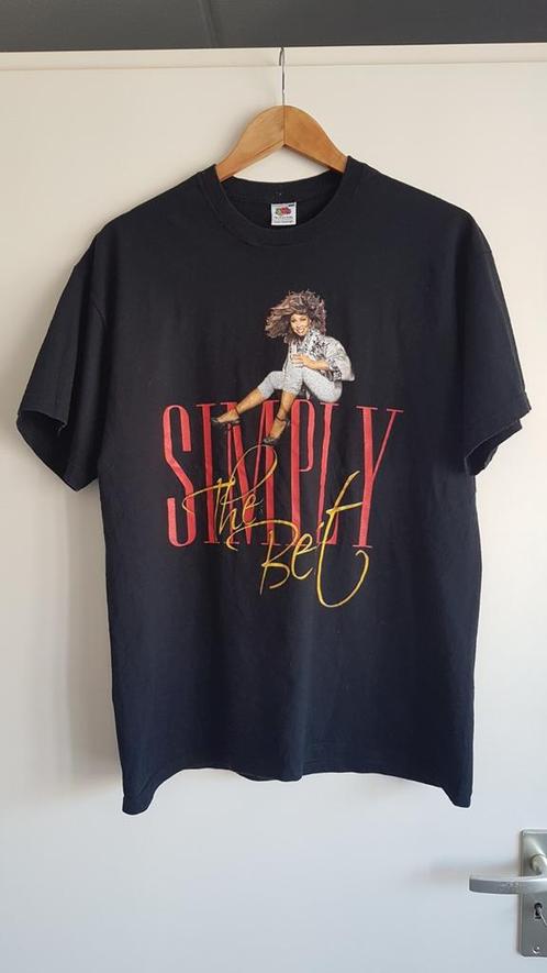 Vintage tina turner band shirt jaren 90 maat l, Kleding | Heren, T-shirts, Gedragen, Maat 52/54 (L), Zwart, Ophalen of Verzenden