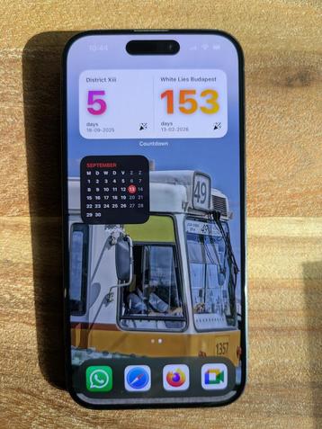 iPhone 15 Pro titanium blue 128 GB beschikbaar voor biedingen