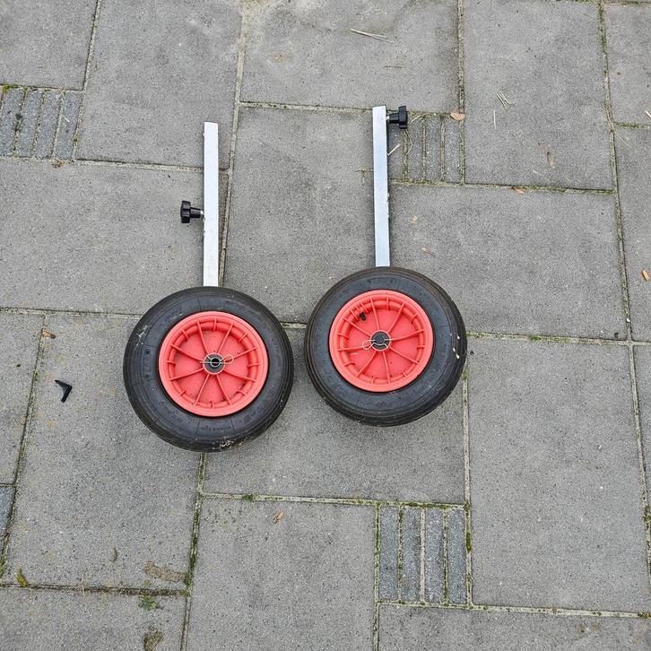 Transportwielen voor Rubberboot/Zeilboot, Watersport en Boten, Accessoires en Onderhoud, Gebruikt, Overige typen, Ophalen