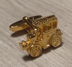 Vintage manchetknopen goud ? of goldplated - oldtimer auto, Ophalen of Verzenden, Nieuw