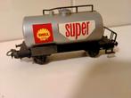 Märklin Shell Ketelwagen (Zilver) - Shell Super, Wisselstroom, Gebruikt, Wagon, Ophalen of Verzenden