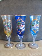 Italiaans souvenir glas Italie Limone Gardameer Garda, Ophalen of Verzenden, Zo goed als nieuw, Bierglas