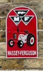Massey Ferguson Tractor Gietijzer gietijzeren borden en meer, Nieuw, Reclamebord, Ophalen of Verzenden