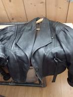 Leren damesjasje DONKERBRUIN xl vintage, Ophalen of Verzenden, Zo goed als nieuw, Maat 46/48 (XL) of groter, Bruin