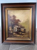 Camerlinckx - Landschap met Woonwagens - Gesigneerd!, Ophalen of Verzenden