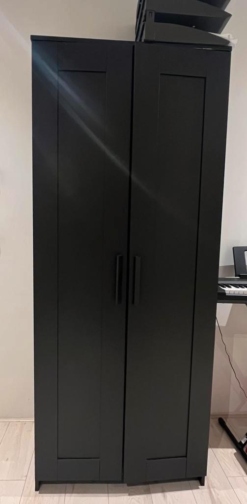 Ikea BRIMNES kast zwart, Huis en Inrichting, Kasten | Kledingkasten, Zo goed als nieuw, 150 tot 200 cm, 50 tot 100 cm, 25 tot 50 cm