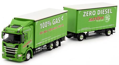 SCANIA R500 bakwagen met aanhanger "Schönï", Hobby en Vrije tijd, Modelauto's | 1:50, Nieuw, Bus of Vrachtwagen, Tekno, Ophalen of Verzenden